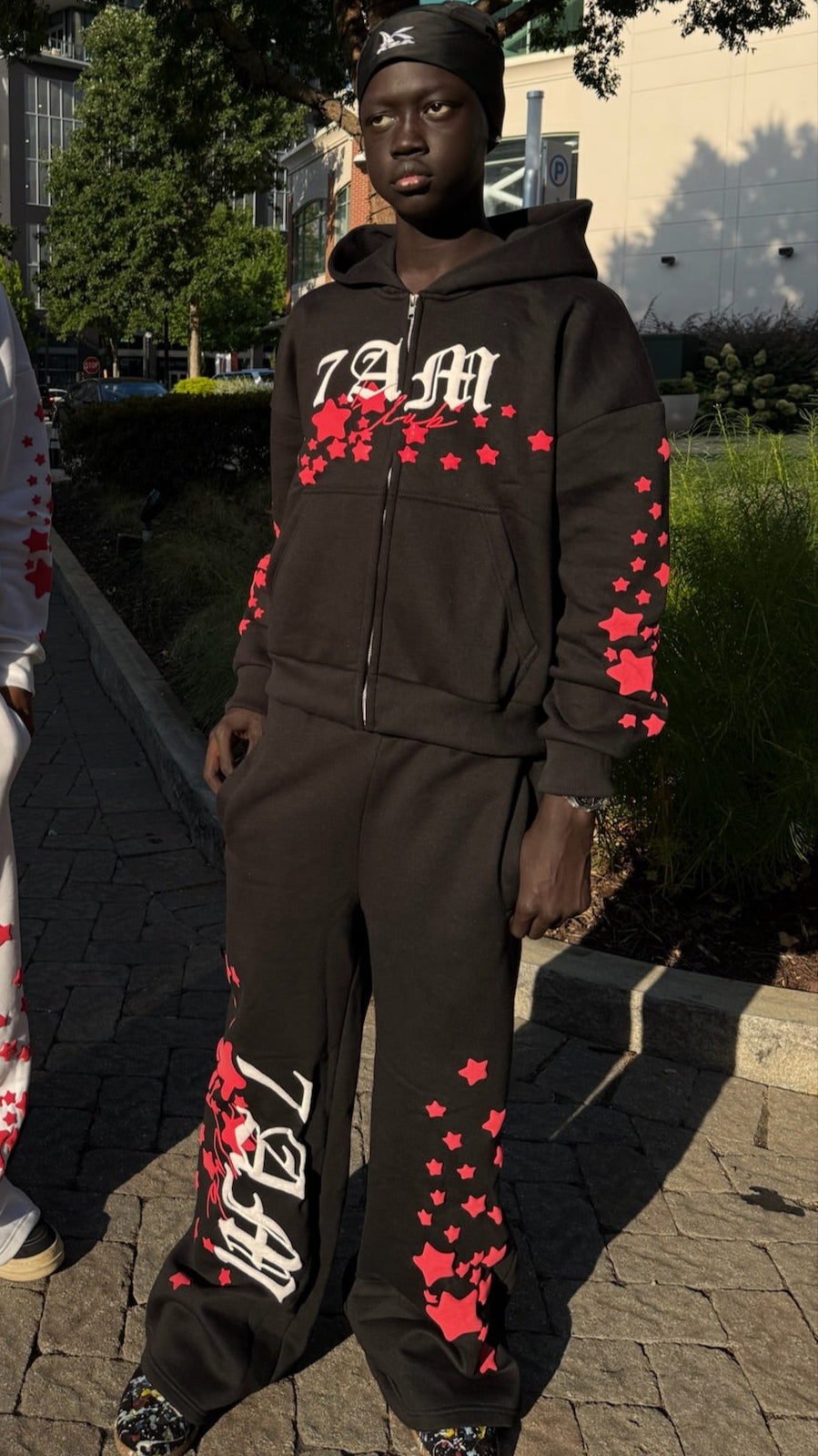 7AMKLUB™ Black Tracksuit Set