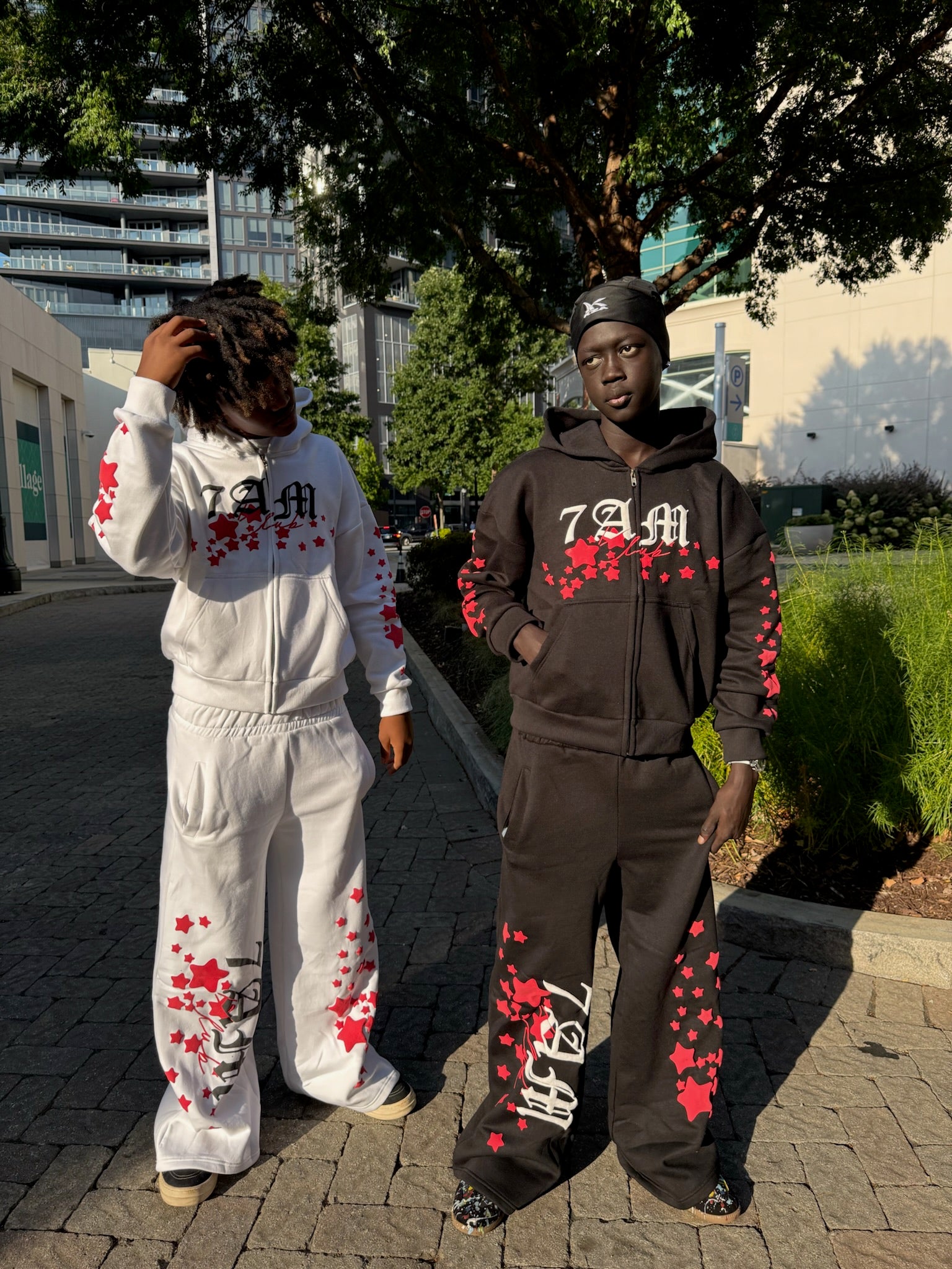 7AMKLUB™ White Tracksuit Set