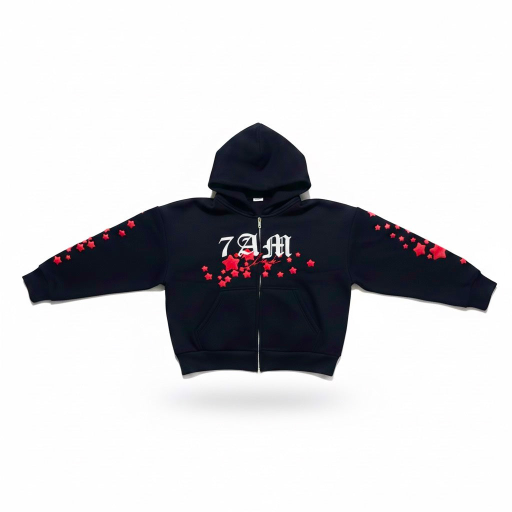 Black 7amklub™ Zipup